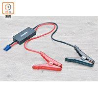 電纜夾以顏色表示正負極，並提供多重保護措施。