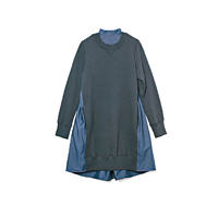 Sacai RTW Capsule系列黑×深藍色連身裙 $3,400（C）