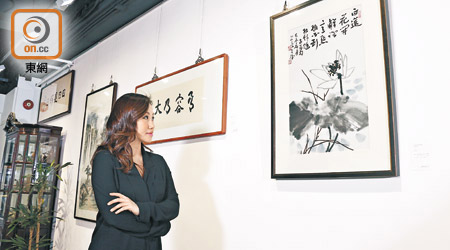 身為畫廊的第二代主人，Angel自覺有責任向年輕人推廣中國傳統藝術。