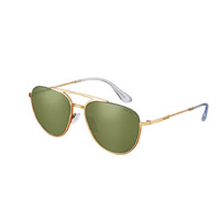 Prada金屬鏤空鏡框 ×綠色鏡片太陽眼鏡 $2,600（B）