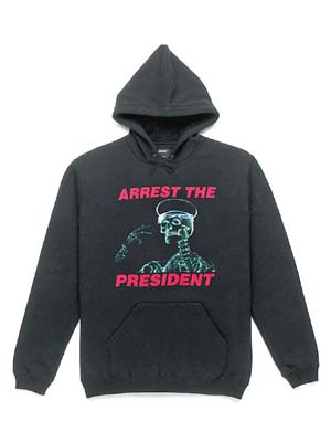 10.Deep“ARREST THE PRESIDENT”Hoodie 約HK$640