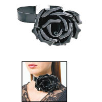 SAINT LAURENT黑色花卉Choker $6,950（A）