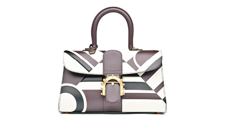 Delvaux Brillant East West黑白圖案手袋 $49,700