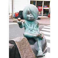 水木茂大道擺放了鬼太郎等逾150個銅像。