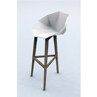 Gramo Chair：與設計師Katrine Scharff聯乘之作，靈感來自舊留聲機揚聲器，椅腳使用的則是獲FCS認證的胡桃木。