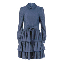 深藍色通花連身裙 $4,860（A）