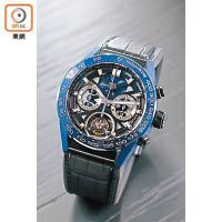 Carrera Heuer-02 T藍色陶瓷錶圈腕錶（限量155枚） 約$16.4萬