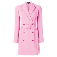 Theory粉紅色孖襟束腰連身裙 $5,760（B）