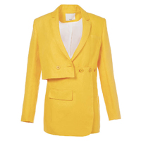 Tibi杧果黃色西裝外套 $6,360（A）