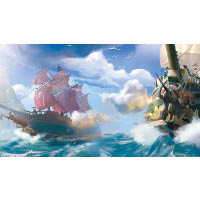 《Sea of Thieves》遊戲中，玩家能化身成海盜揚帆冒險。