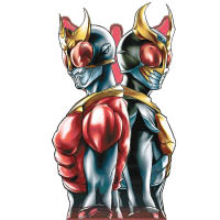 漫畫版古迦（左）將會與亞極陀（右）的世界連結，兩位超人得以同台演出。
