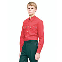 Calvin Klein紅色 Medium Fit Policeman Shirt $4,800（B）