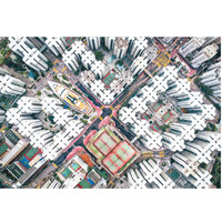 香港攝影師楊安迪的《圍城之八》在2017年國家地理年度旅行攝影師大賽中獲城市組別的亞軍，作品中的高度密集樓宇演繹出城市的撼動之美。