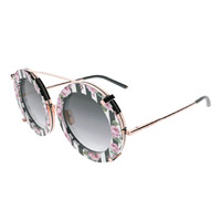 Dolce & Gabbana黑白間條印花太陽眼鏡 $4,450（D）