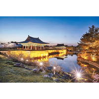 慶尚北道慶州市有景色優美的慶州東宮與月池。