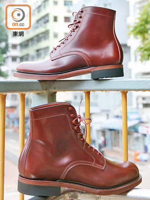 淺草「優皮」：Makers Cordovan Plane Boots $9,580（A）