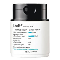 belif水生薄荷炸彈霜 $305/75ml（C）<br>蘊含水生薄荷萃取物，除可帶來舒爽清涼感，更能保持肌膚的持水能力，為肌膚提供抗氧化效果。