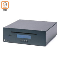 CD Box DS2T除了時尚的銀色外，另備有純黑色選擇，體積只有206×72×194mm，相當的骰。