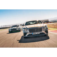 新一代Continental GT（右）性能卓越，極速高達333km/h。