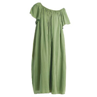 LOUP CHARMANT橄欖綠色露肩連身裙 $3,062（B）