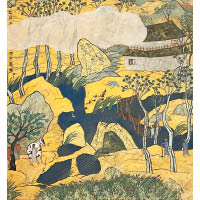 杜杰的水墨創作《五月江》，描繪其心目中的烏托邦。