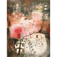 谷敏昭的《存在思覺》，屬於「符號」系列，是林沙洲最喜愛的作品之一。