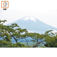 貨真價實的富士山就在眼前，真的相當宏偉呢。