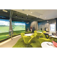The One Golf Club佔地4,000平方呎，內設多組先進高爾夫模擬器，以提供專業高爾夫體驗。