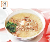 潮州粥米粒與米水分明，雖然不夠綿滑，但由於用了大量魚鮮煮製，味道分外鮮甜。