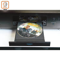 「宇宙盤」兼播4K UHD BD、BD、DVD、DVD-Audio、SACD等各式光碟。