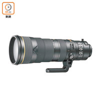 Nikon AF-S NIKKOR 180~400mm F/4E TC1.4 FL ED VR內置1.4倍增距功能，令焦距延伸至252~560mm，輕易特寫月亮。售價：$95,000（c）