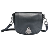 Longchamp Cavalcade黑色羊皮手袋 $4,800（A）