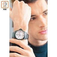 Longines Conquest V.H.P. GMT Flash Setting 41mm腕錶（銀色錶面配黑色PVD錶殼及鏈帶款式）未定價（A）