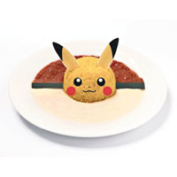 有Pikachu嘜頭的日式燉飯，粉絲一定不捨得吃。