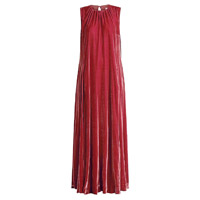 RAEY紅色摺褶絲絨連身裙 $5,007（B）