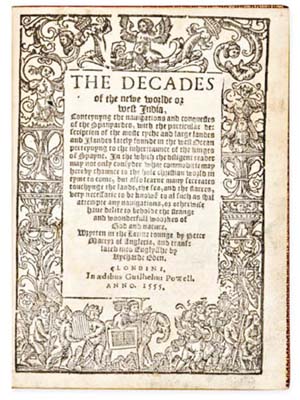 16世紀出版的古籍《The Decades of the New World》，是第一本用單詞「China」的英文書。預計價格：22.5萬美元