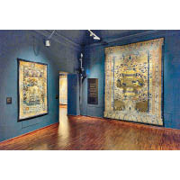 「美獅美高梅藝術收藏」中，可找到28張清代御製地氈藏品。