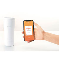 智能控溫杯可連接專用App，遙距設定飲品溫度。