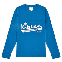 Kent & Curwen藍色Logo長袖Tee $1,350（A）
