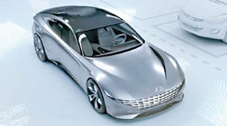 Hyundai研發未來電動車可自動前往充電站。
