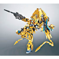 Robot魂鳳凰高約140mm，塗上金色和藍色重現展開NT-D的造型，武器則配備光束劍及步槍。售價：5,000日圓