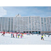 酒店經營的中里Snow Wood滑雪場，最適合想一試滑雪樂趣的朋友。