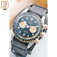 Tudor Black Bay Chrono S&G皮帶款式腕錶 5,350瑞士法郎（約HK$42,208）