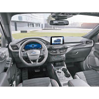 中控台使用懸浮式螢幕，加上軚環後的12.3吋儀錶板，令車廂瀰漫着科技感。