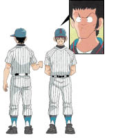 《Touch》年代是學生的西村勇，在《MIX》再登場時成為勢南高中的棒球教練。