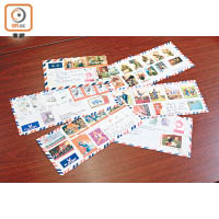 郵品的種類甚多，包括套票、實寄明信片、小版張、小型張、實寄封等，圖為文革時期的實寄封。