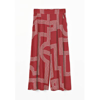 H&M紅色圖案裙褲 $159（C）