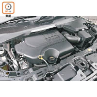 搭載由Ingenium直四渦輪增壓引擎與48V Mild-Hybrid組成的油電混合動力系統。