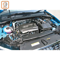 Q3 45 TFSI配上2公升TFSI引擎，擁有230hp馬力。