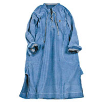45R藍色洗水牛仔連身裙 $6,495（A）